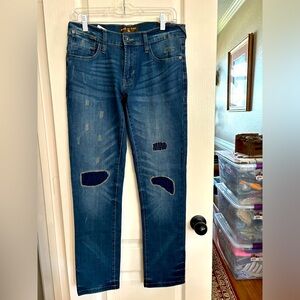 Ring of fire jeans. Size 30 X 30 slim. New without tags.‎ Lots of distress.